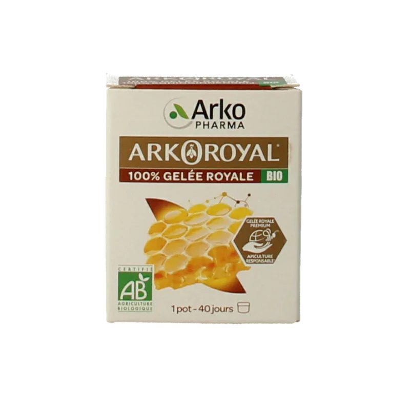 Arko Royal Royal jelly 100% koninginnebrij bio 40 Gram