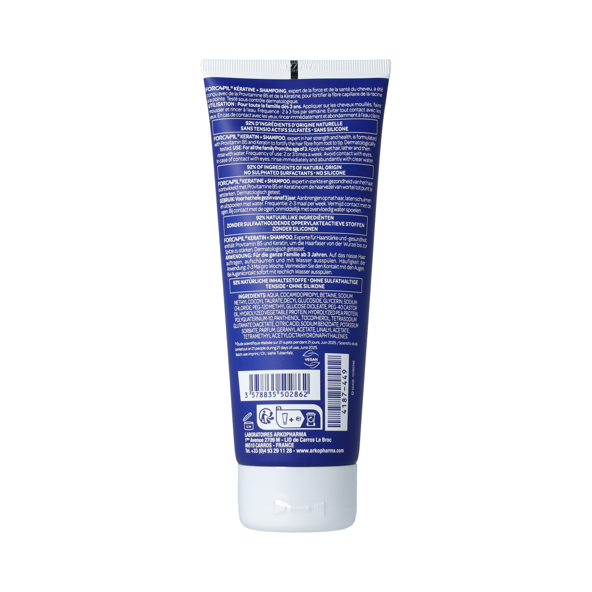 Forcapil Versterkende shampoo 200.00 Milliliter
