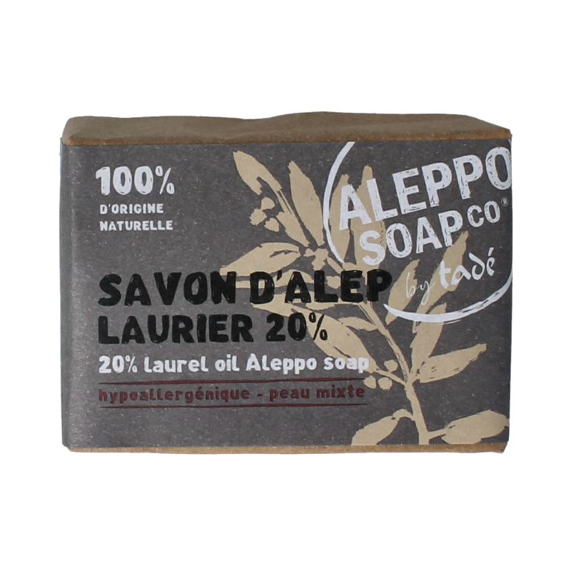Aleppo Soap Co Zeep 20% laurier 200 Gram