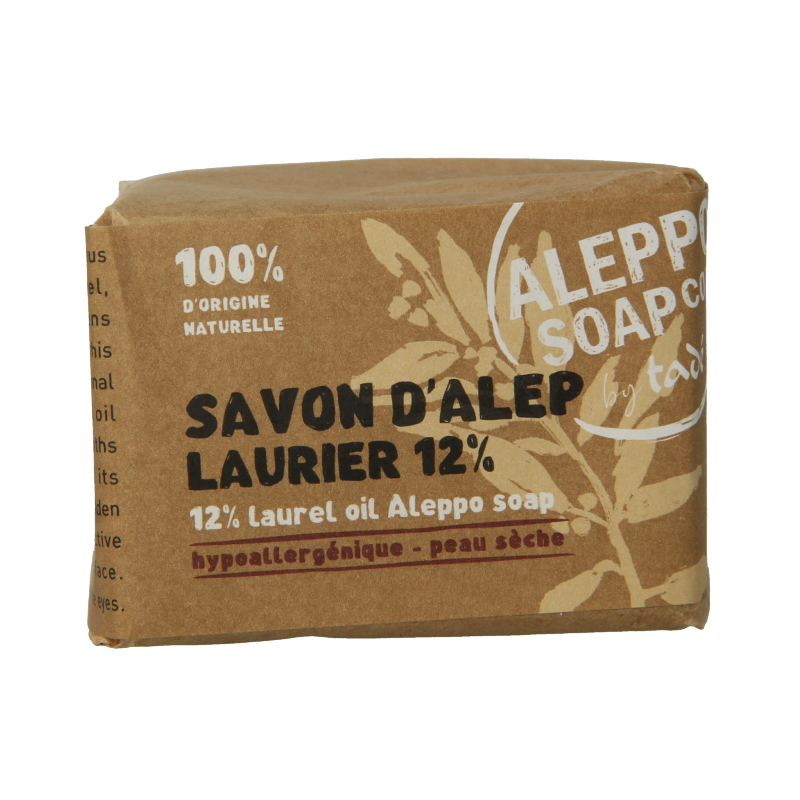 Aleppo Soap Co Zeep 12% laurier 200 Gram