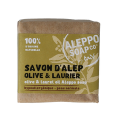 Aleppo Soap Co Zeep olive & laurier 190 Gram