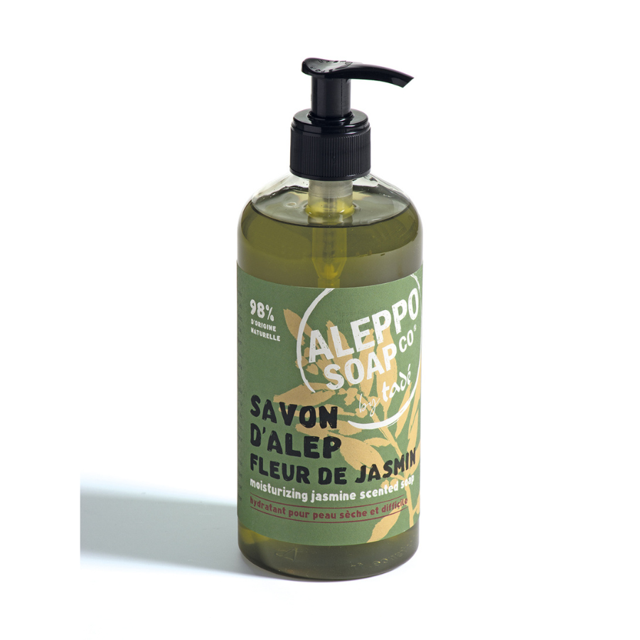 Aleppo Soap Co Jasmijnzeep met pomp 500 Milliliter