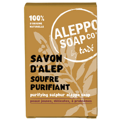 Aleppo Soap Co Zeep met zwavelbloem in doosje 150.00 Gram