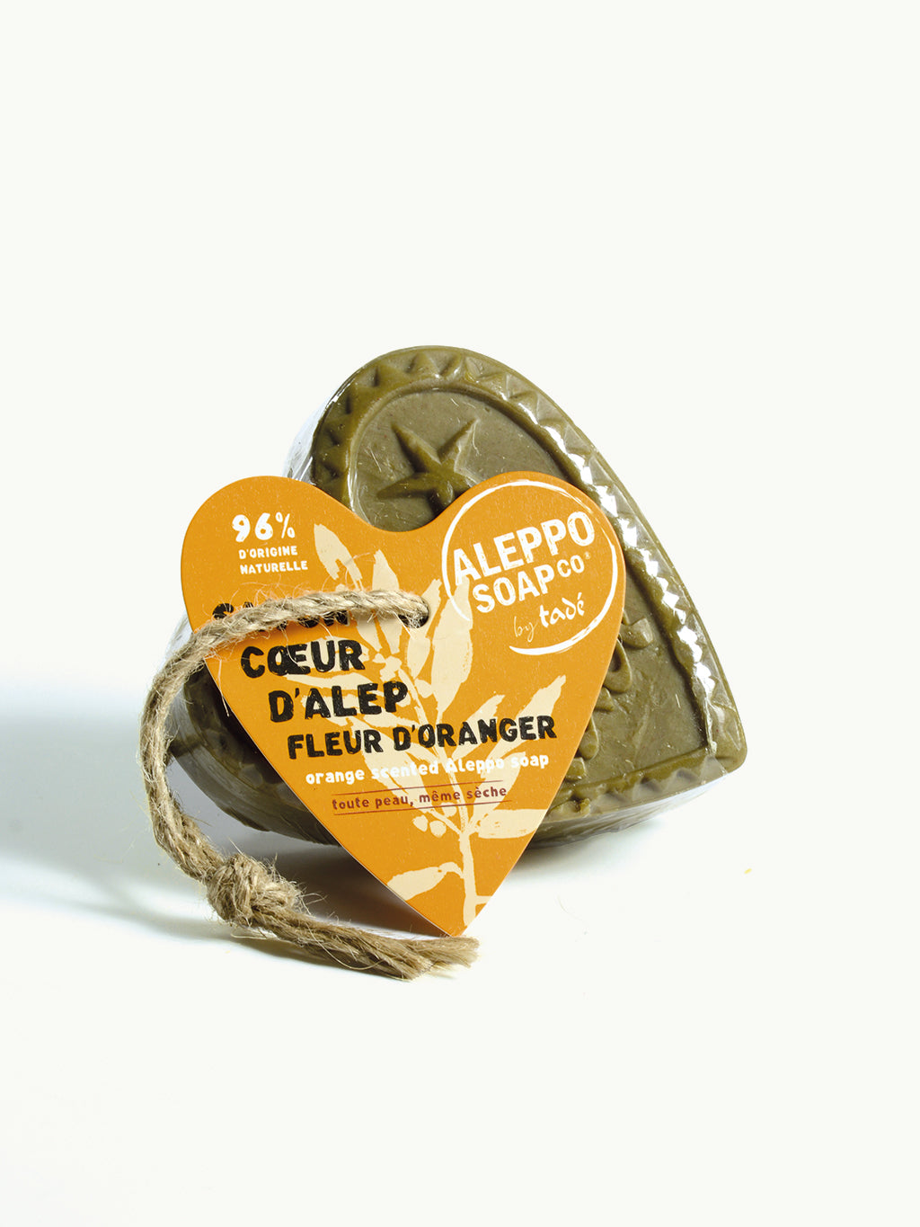 Aleppo Soap Co Savon d'Alep fleur de oranger met touw 150 Gram