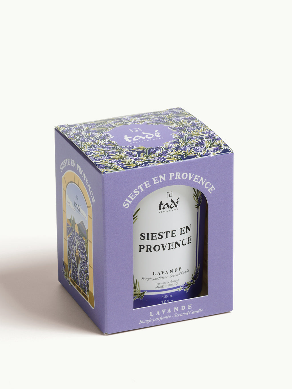 Tade Geurkaars lavendel 180 Gram