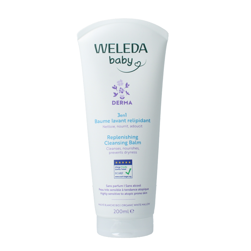 Weleda Baby derma 3 in 1 douchecreme bio 200 Milliliter