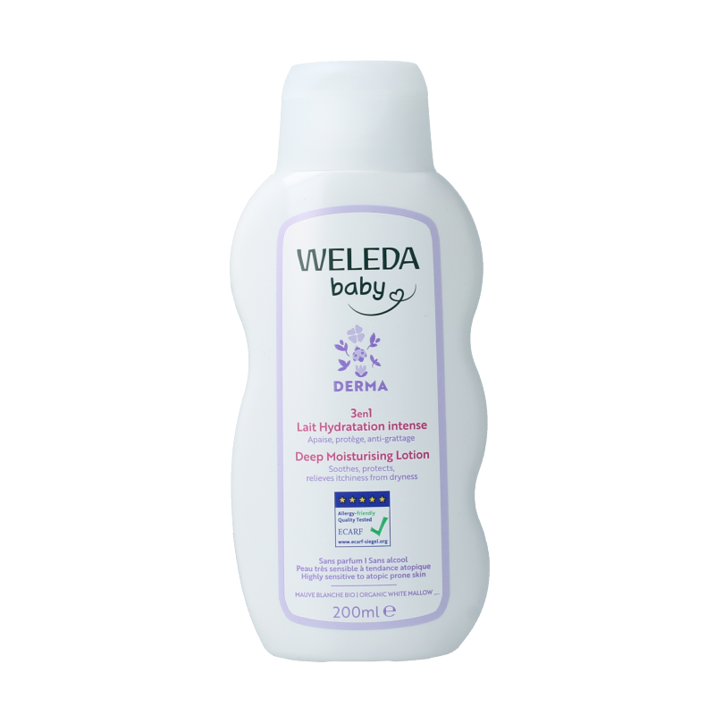 Weleda Baby derma 3 in 1 bodylotion bio 200 Milliliter