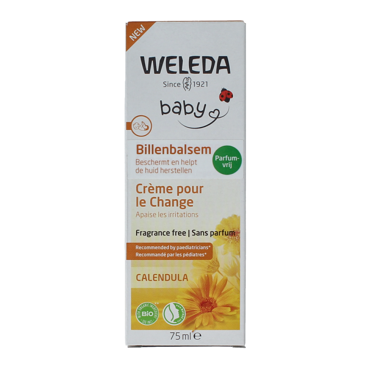 Weleda Calendula billenbalsem parfumvrij 75.00 Milliliter