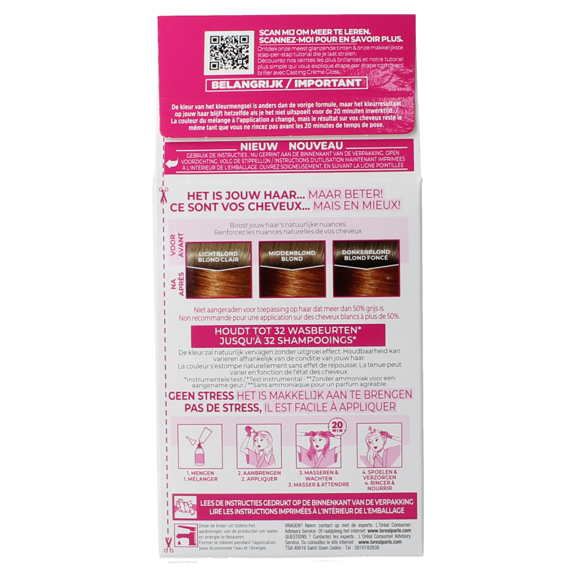 Casting Casting creme gloss 734 Honey crumble 1.00 Set