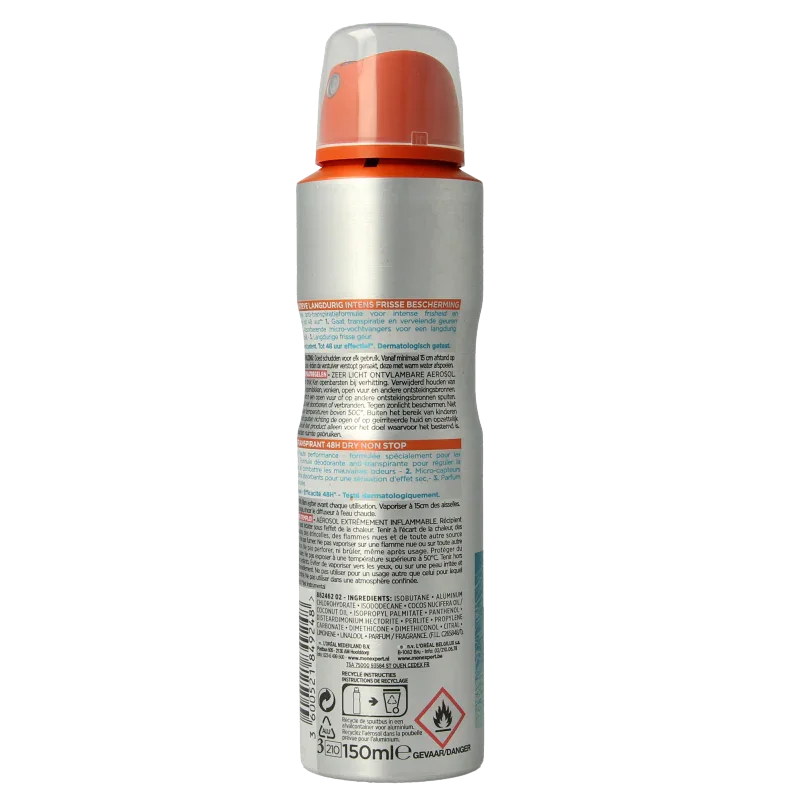 Men Expert Deodorant spray fresh extreme 150 Milliliter