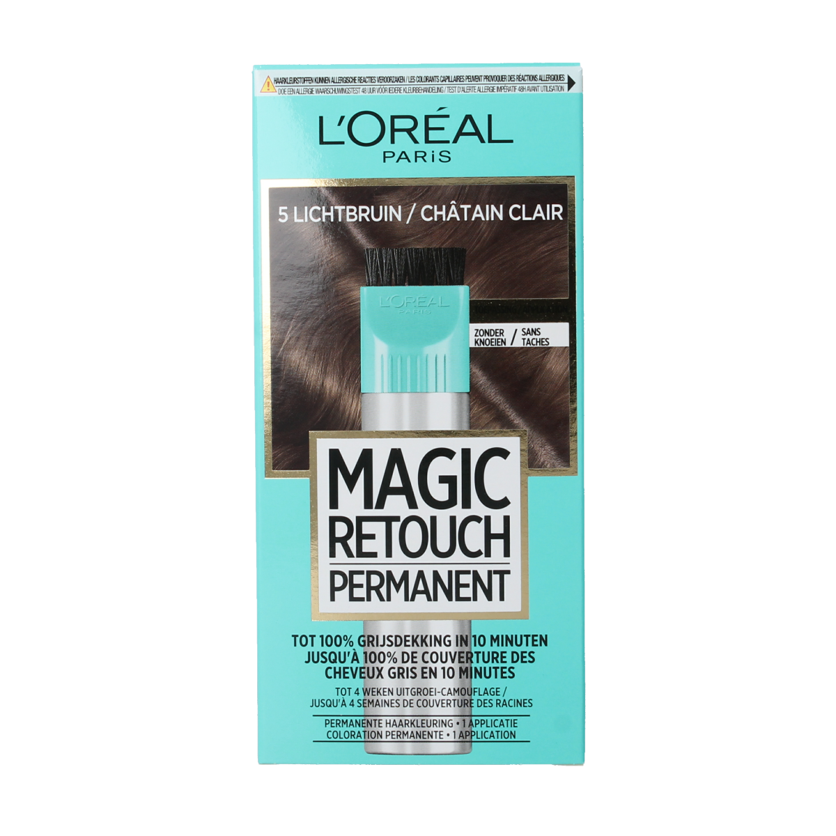 Magic Retouch Permanente haarkleuring nr 5 lichtbruin 1.00 Stuks