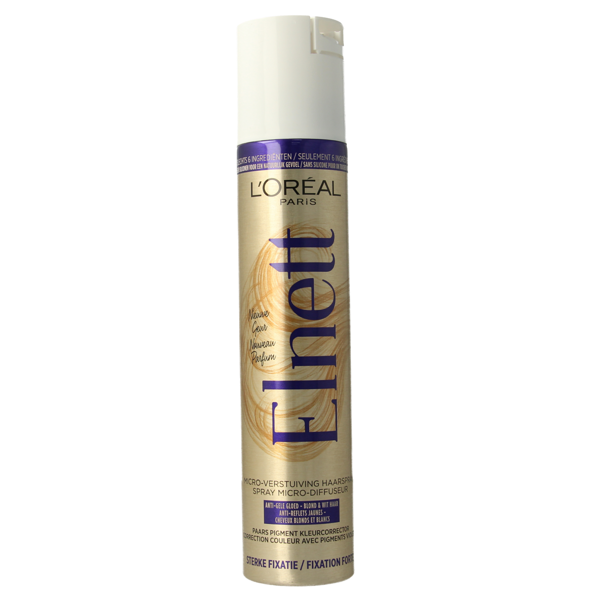 Elnett Purple hairspray sterke fixatie 200.00 Milliliter