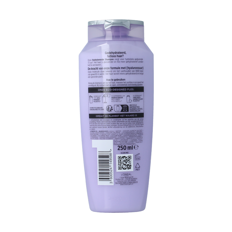 Elvive Shampoo hydra hyaluronic 250 Milliliter