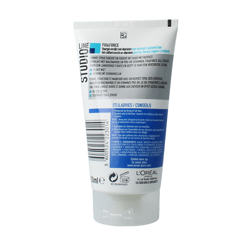 Studio Line Fix & style gel ultra strong 150 Milliliter