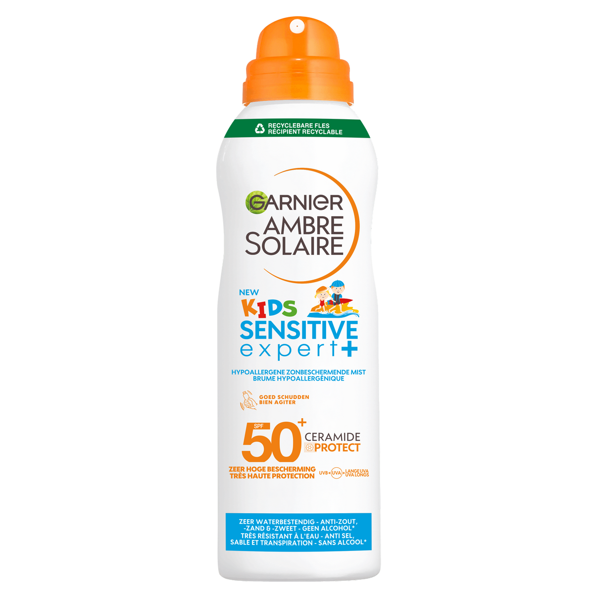 Ambre Solaire Kids spray anti zand SPF50+ 150 Milliliter