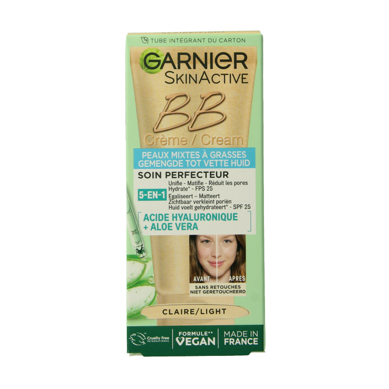Garnier SkinActive BB cream oil free lichte huid 50 Milliliter