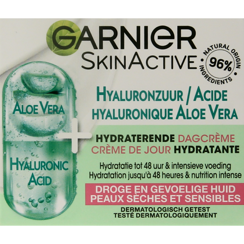 Garnier SkinActive dagcreme hyaluronzuur aloe vera 50 Milliliter