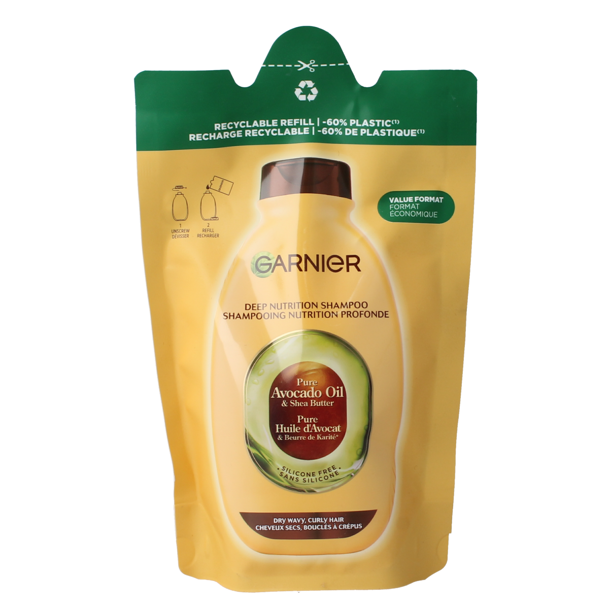 Garnier Loving blends shampoo avocado karite navulling 250.00 Milliliter