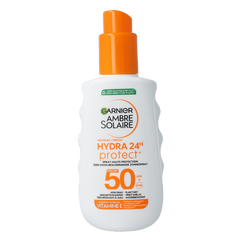 Ambre Solaire Hydraterende melk protect SPF50+ spray 150 Milliliter