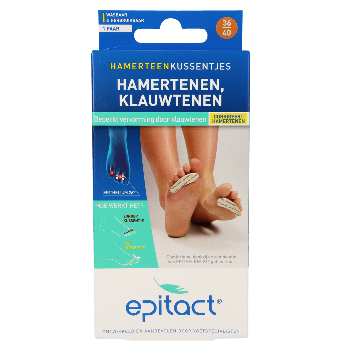 Epitact Hamertenen maat 36/40 2.00 Stuks