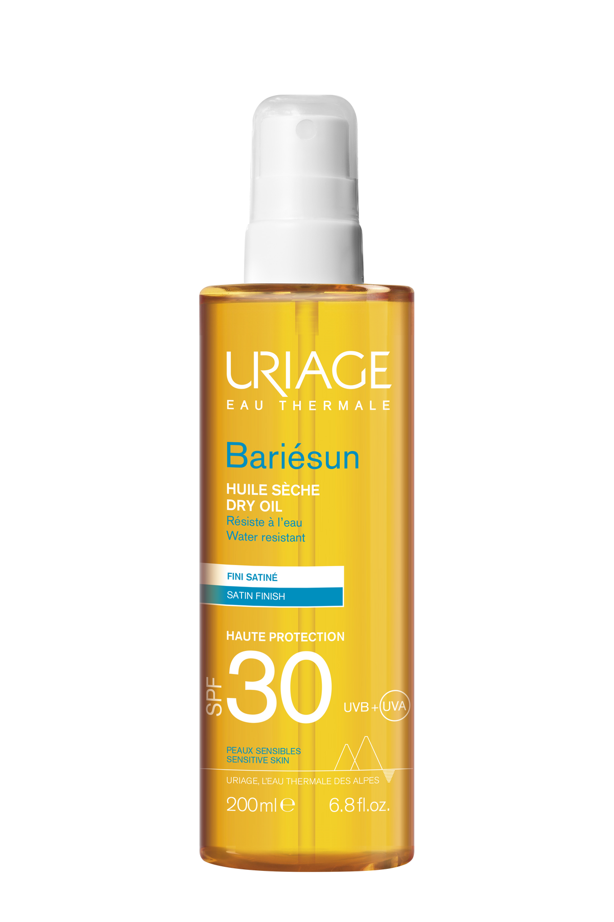 Uriage Sun droge olie SPF30 200.00 Milliliter