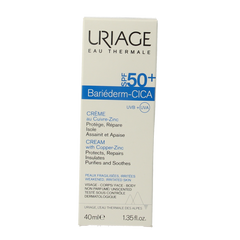 Uriage Bariederm cica creme SPF50 40 Milliliter