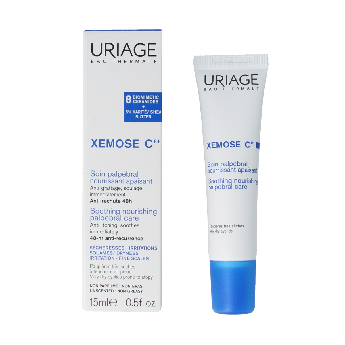 Uriage Xemose kalmerende verzorging voor het oog 15.00 Milliliter