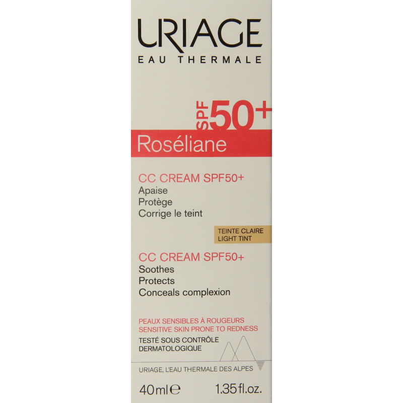 Uriage Roseliane hydr & besch creme teint SPF50 40 Milliliter