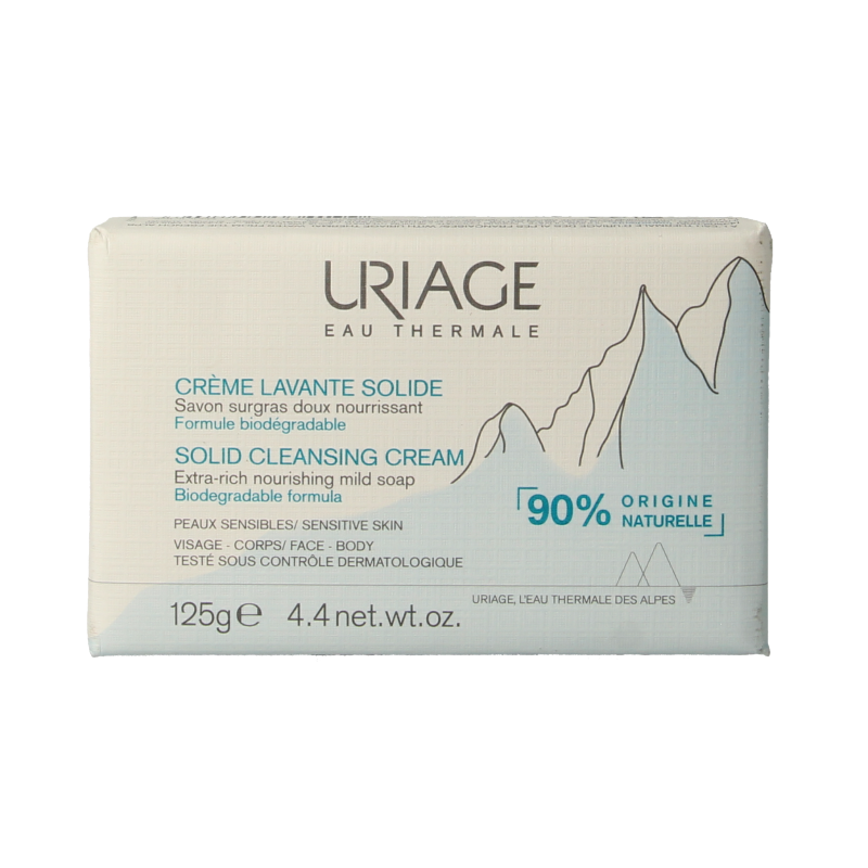 Uriage Thermaal water creme lavante solide 125 Gram