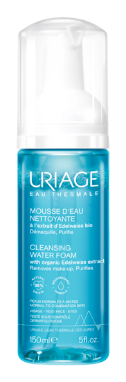 Uriage Thermaal water reinigingswater mousse 150 Milliliter