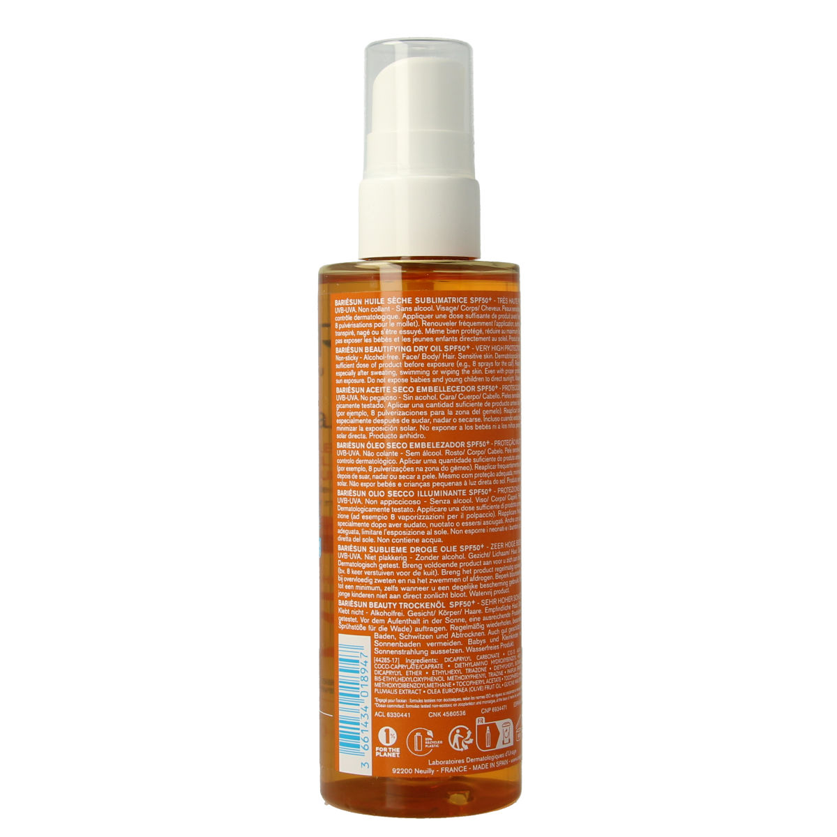 Uriage Bariesun SPF50+ olie 200.00 Milliliter