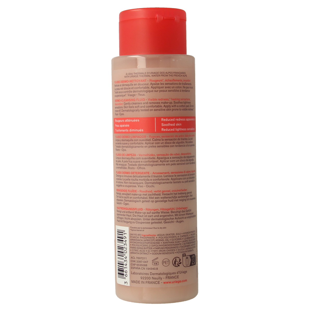 Uriage Roseliane fluide dermo 250.00 Milliliter