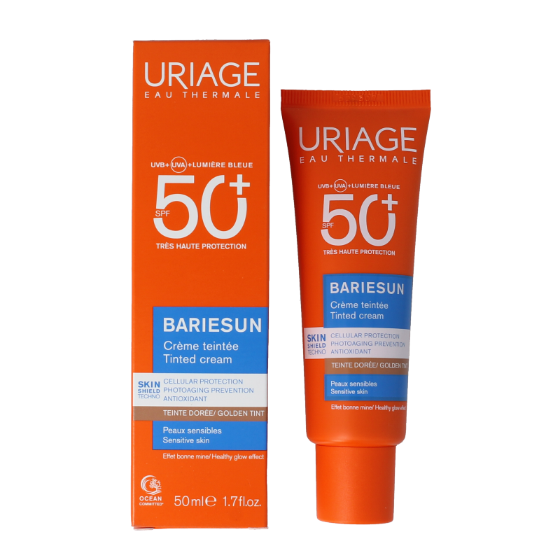 Uriage Bariesun golden tinted cream SPF50 50 Milliliter