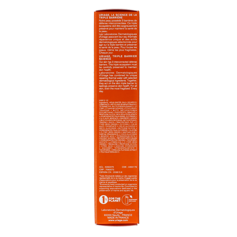 Uriage Bariesun golden tinted cream SPF50 50 Milliliter