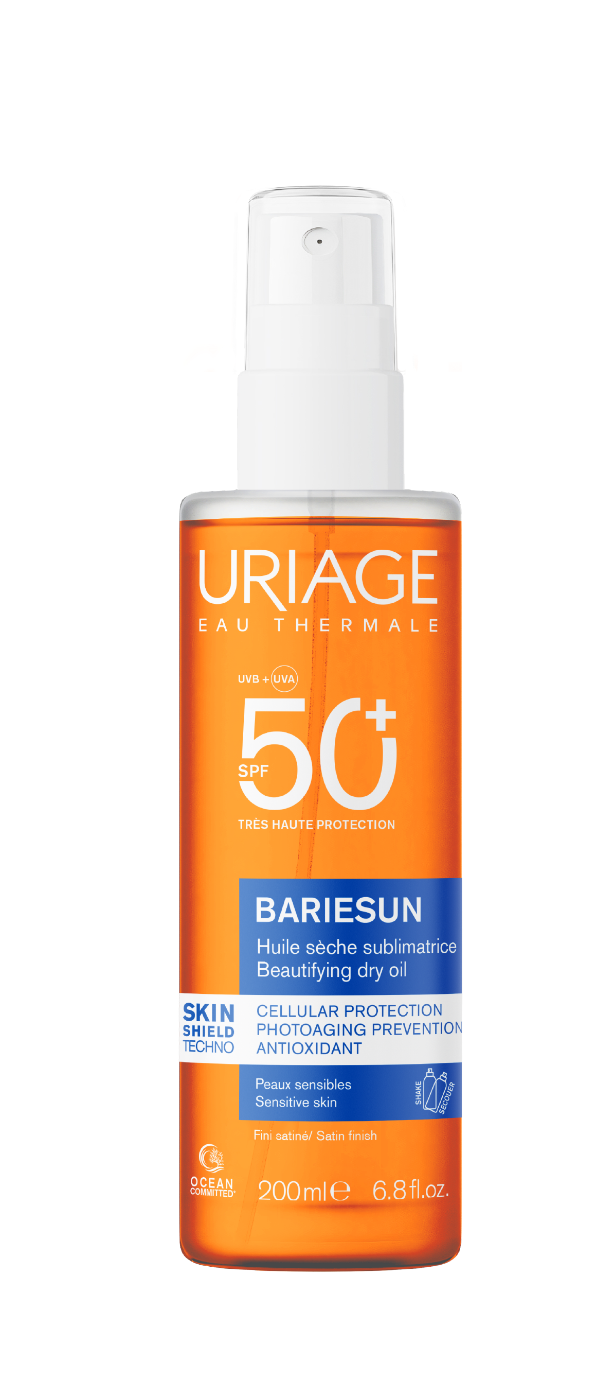Uriage Bariesun sublima oil spray  SPF50+ 200 Milliliter