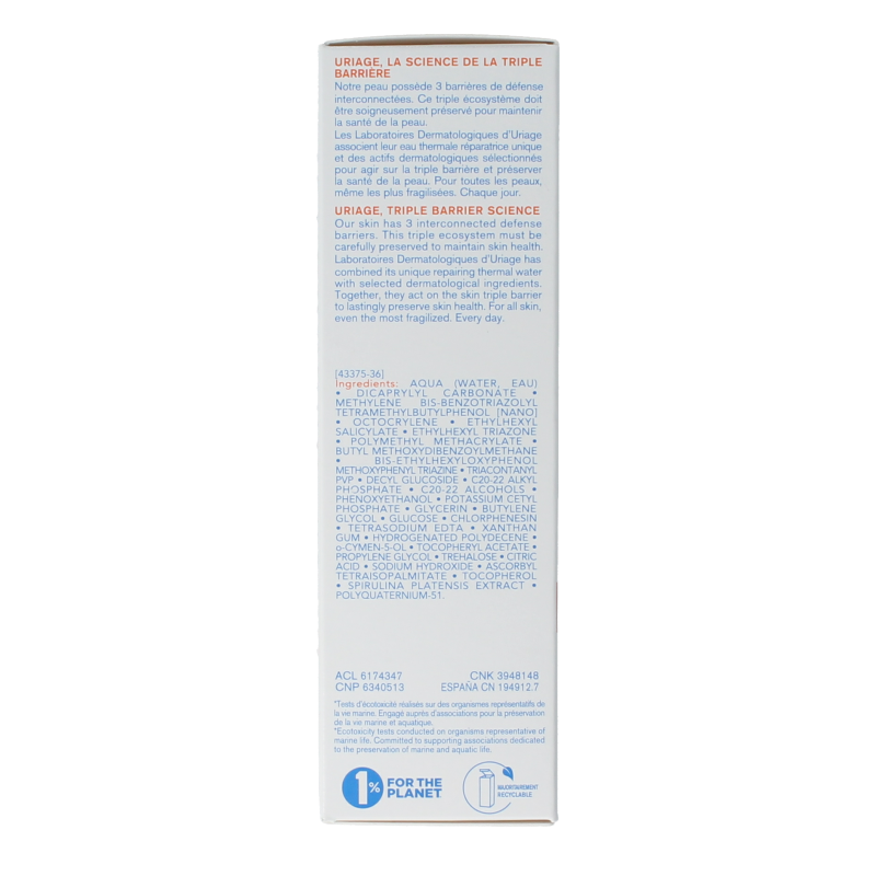 Uriage Bariesun 100 fluid SPF50+ 50 Milliliter