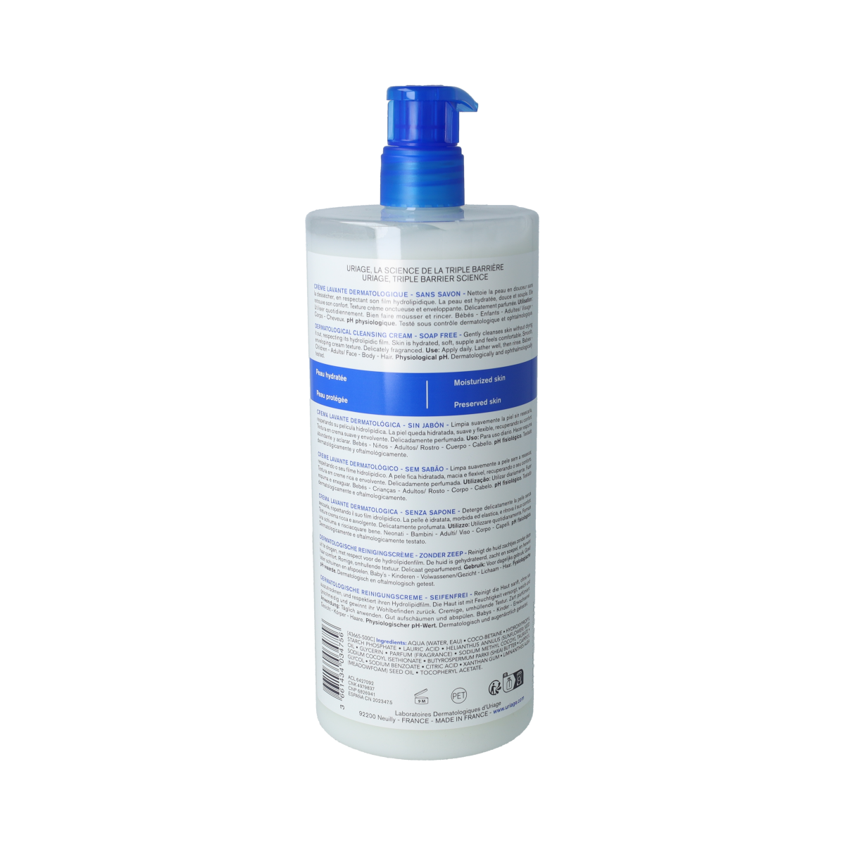 Uriage DERM-PHY CREME LAVANTE DERMATOLOGIQUE 1.00 Liter