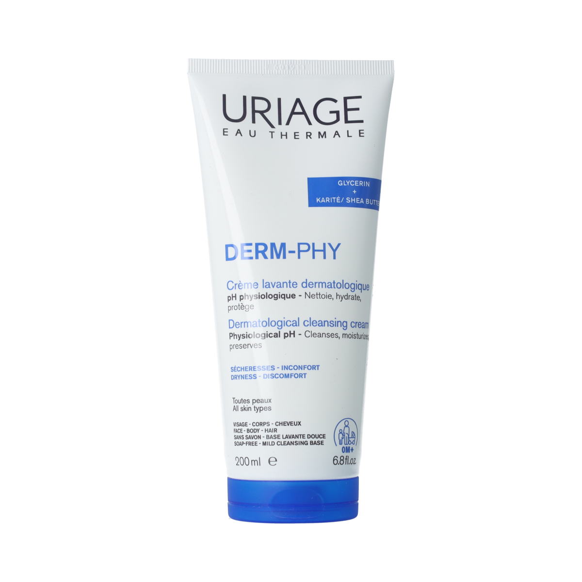 Uriage DERM-PHY CREME LAVANTE DERMATOLOGIQ 200.00 Milliliter