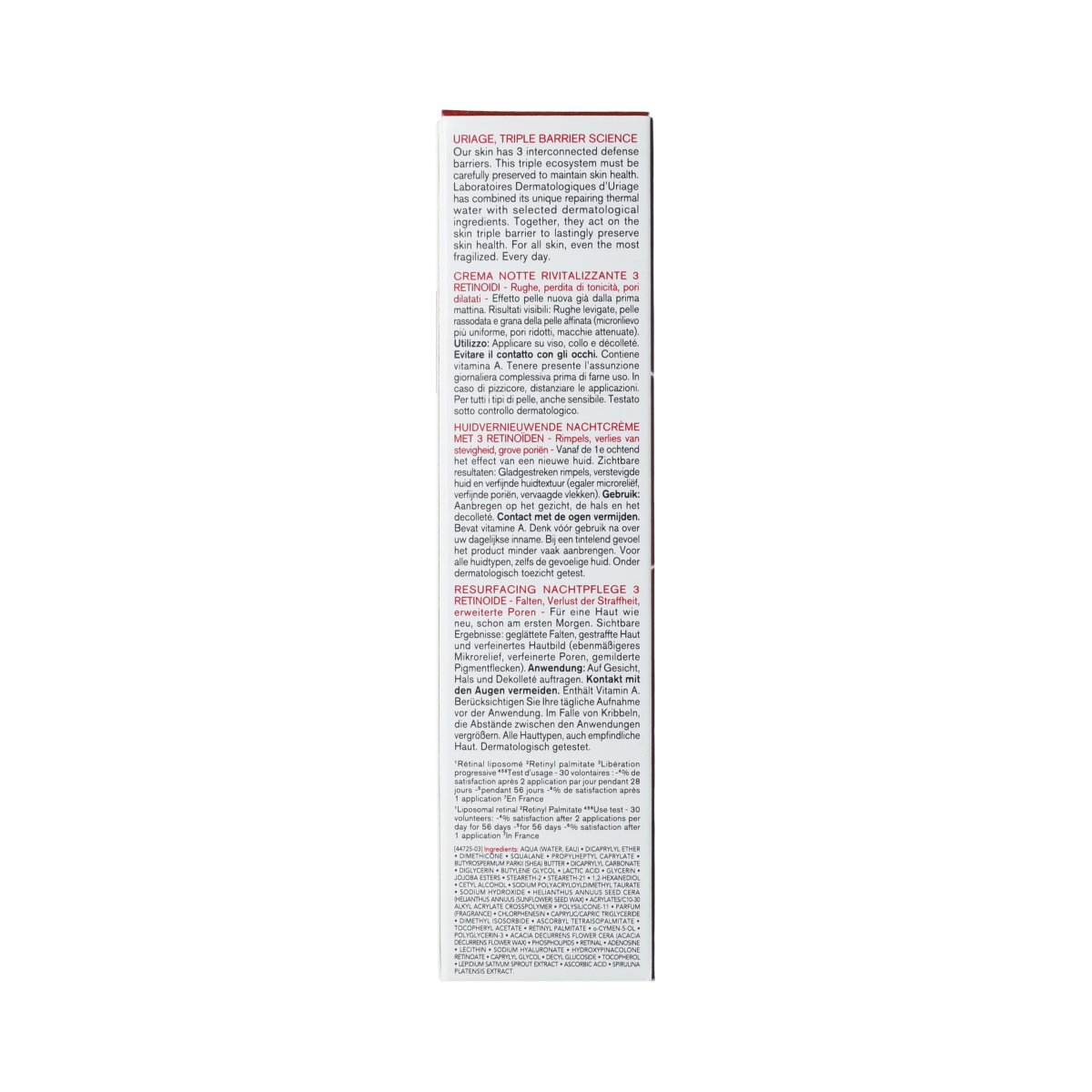 Uriage AGE LIFT R3 HUIDVERNIEUWENDE NACHTCREME 40ML 40.00 Milliliter