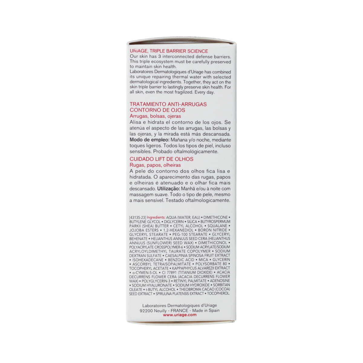 Uriage Age lift oogcontourcreme 15.00 Milliliter