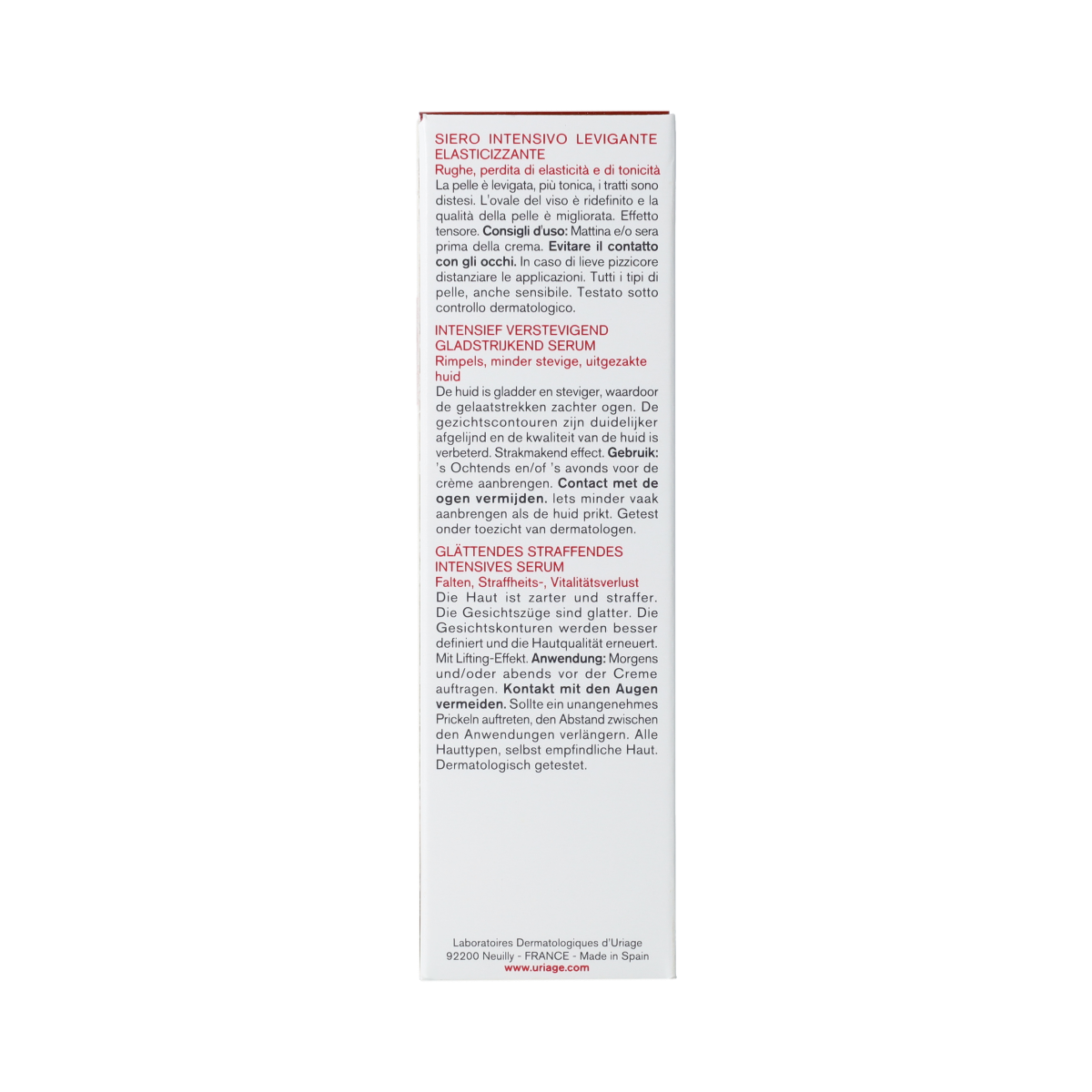 Uriage AGE LIFT GLADSTRIJKEND SERUM 30ML 30.00 Milliliter
