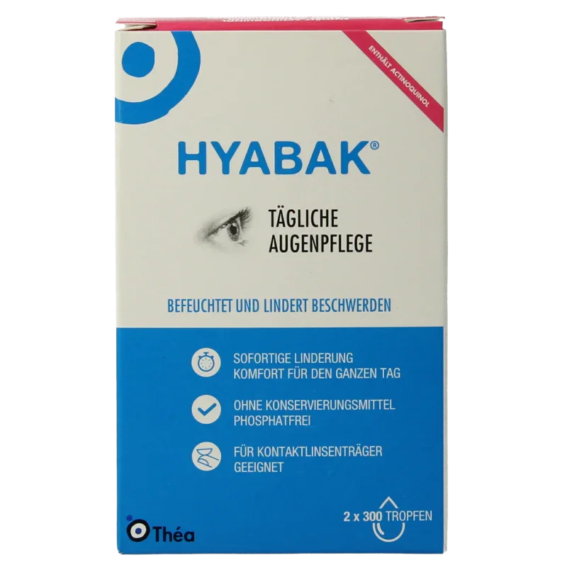 Hyabak Oogdruppels duopack 2 Stuks