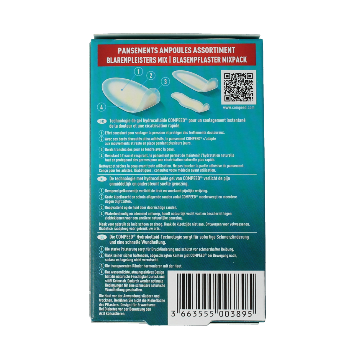 Compeed Blarenpleister mixpack 6.00 Stuks