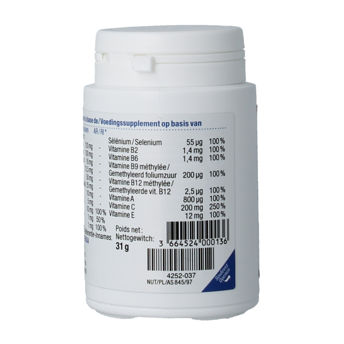 Nutergia Bi orthox 60.00 Capsules