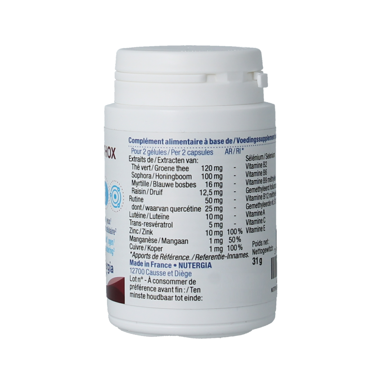 Nutergia Bi orthox 60.00 Capsules
