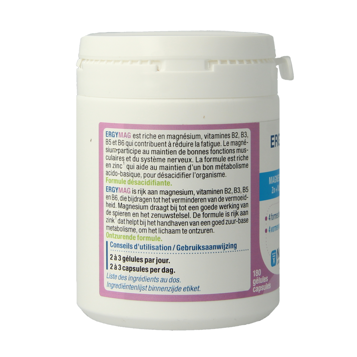 Nutergia Ergymag 180.00 Capsules