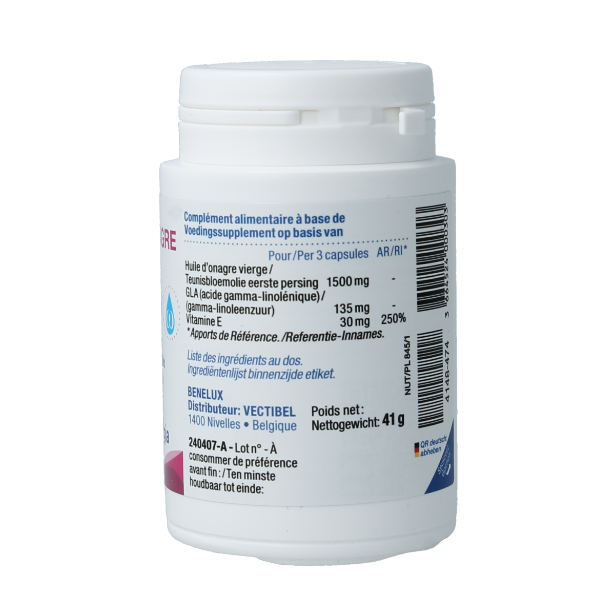 Nutergia Ergyonagre 60.00 Capsules
