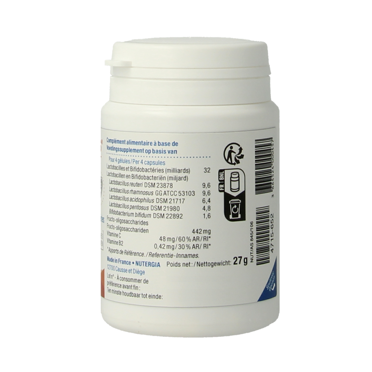 Nutergia Ergyphilus GST 60.00 Capsules