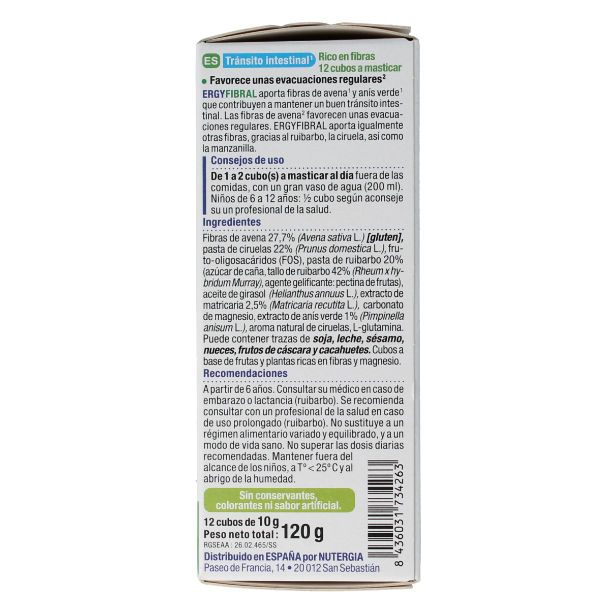 Nutergia Ergyfibral 12.00 Stuks