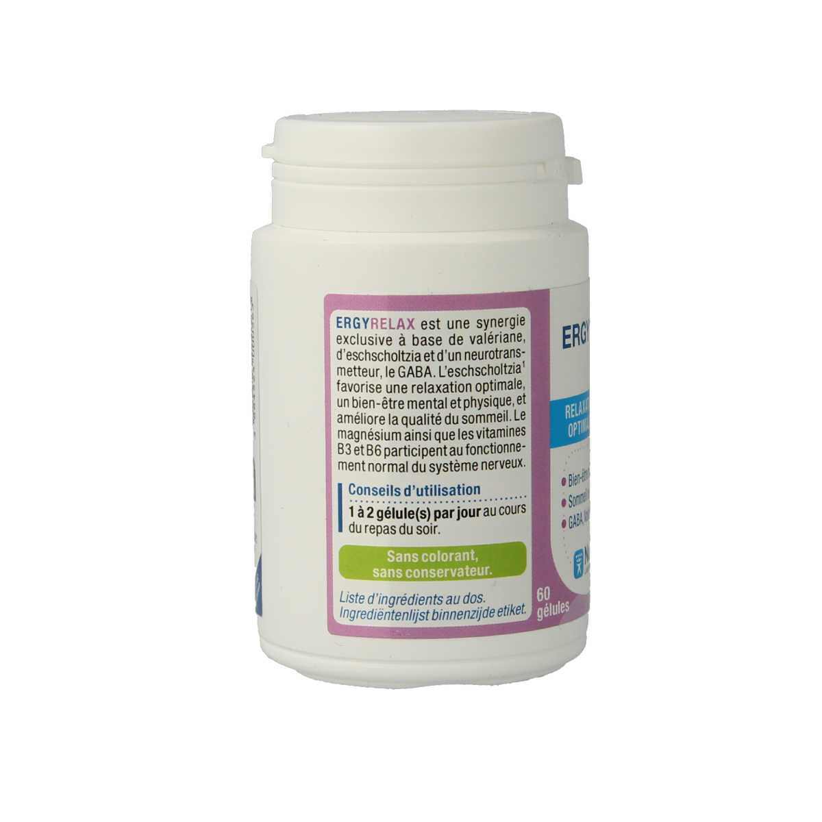 Nutergia Ergyrelax 60.00 Capsules